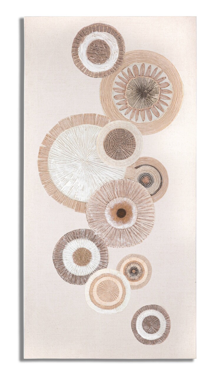 Tablou decorativ Circly -A, Mauro Ferretti, 50 x 100 cm, lemn de pin/canvas pictat, imprimat - imagine 7